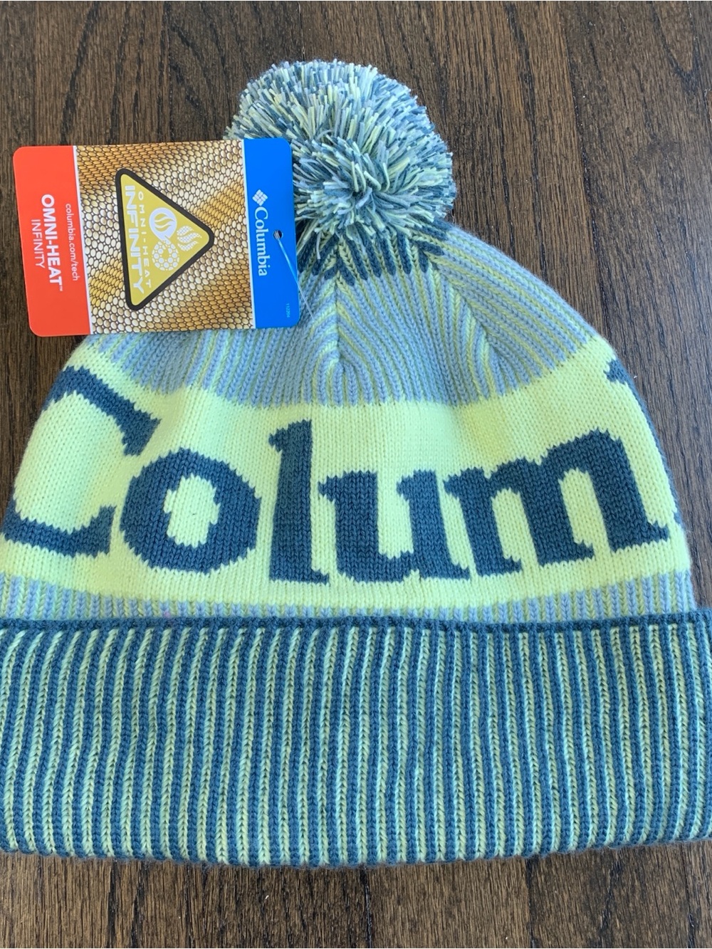 Columbia Polar Powder III Beanie Omni-Heat Infinity Pom Beanie Winter Hat NWT
